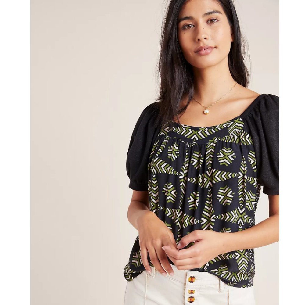 Anthropologie Maeve Catania Top, size L
